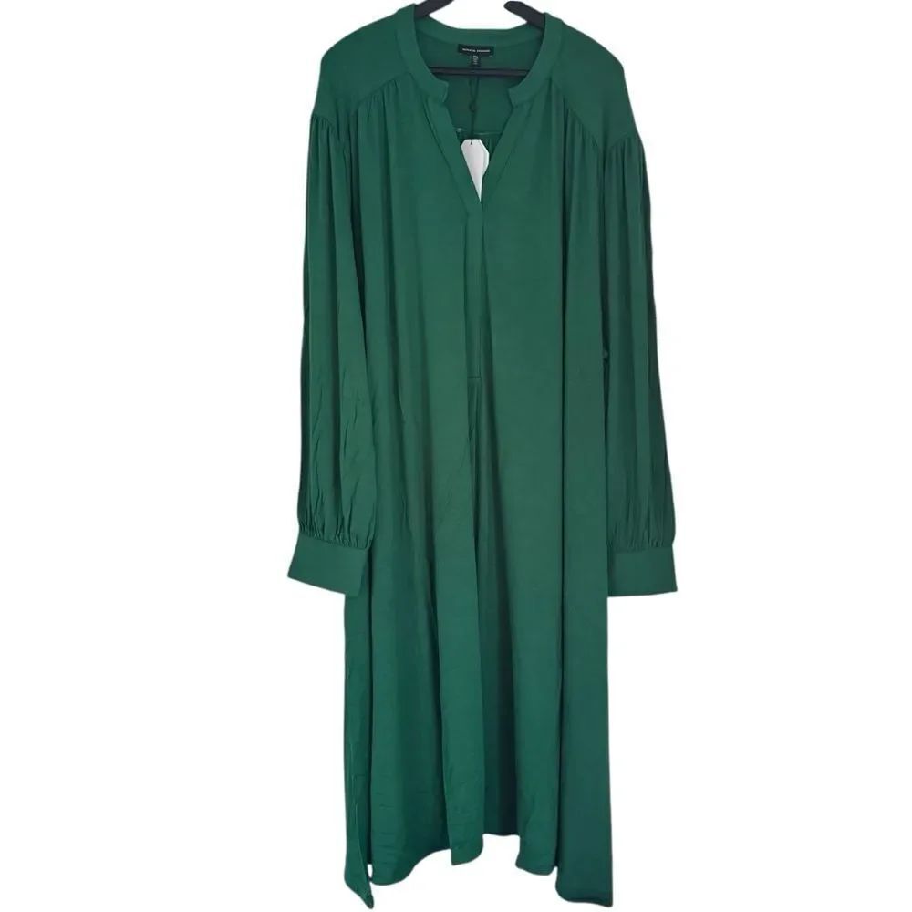 Universal Standard Green Gramercy Liquid Jersey Dress Size 3XL (34-36)